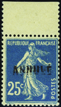 N°140 type II de carnet surcharge Annulé neuf ** T