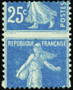 N°140 Type IIIA piquage à cheval neuf ** TB