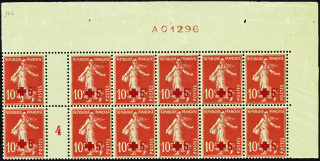 N°146 Bloc de 12 essai de numérotation neuf ** TB