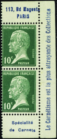 N°170 paire de carnet avec pub Maurice Digeaux (1e