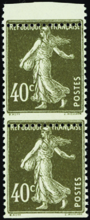 N°193 paire piquage à cheval neuf ** TB