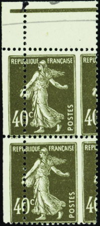 N°193 paire piquage à cheval bdf (pli) neuf ** TB