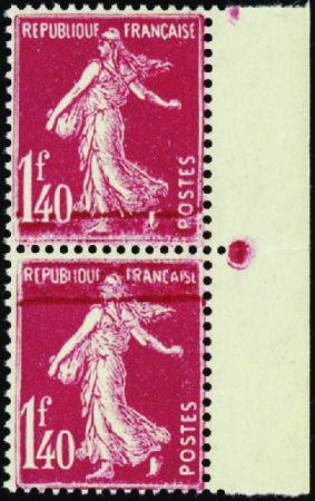 N°194 Paire fond ligné neuf ** TB