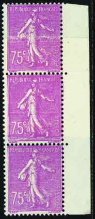 N°202 Impression sur raccord (1 ex*) neuf ** TB