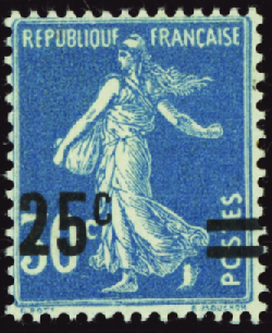 N°217h Valeur sur valeur neuf * TB