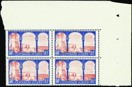 N°263b bloc de 4  1ex ALCERIE neuf ** TB