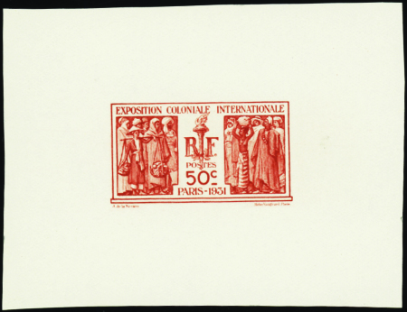 N°274 50c non émis en rouge neuf ** TB