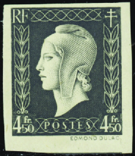 N°696 4f50 non dentelé neuf ** TB