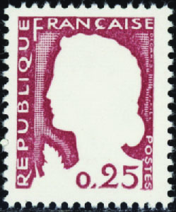 N°1263g gris omis neuf ** TB