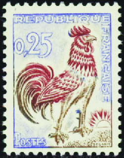 N°1331 Bleu foncé quasiment absent neuf ** TB