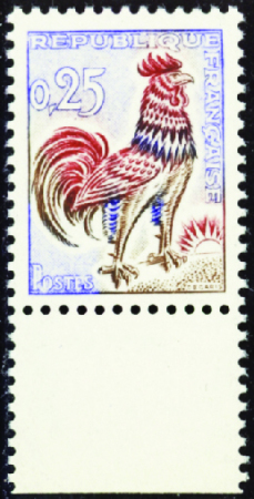 N°1331d papier fluorescent bdf neuf ** TB