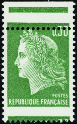 N°1611f Piquage à cheval bdf neuf ** TB