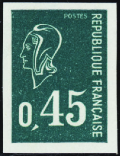 N°1663 Essai en vert neuf ** TB