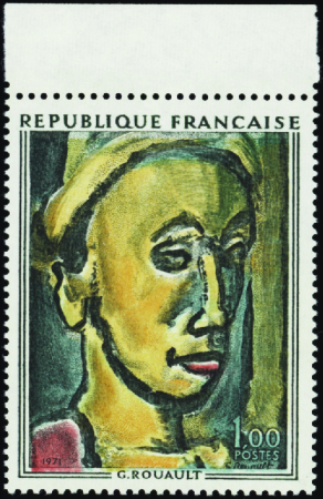 N°1673 couleurs déplacées vers le bas neuf ** TB