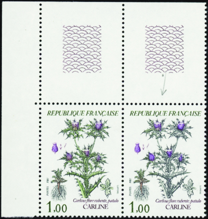 N°2266b sans le vert tenant à normal neuf ** TB