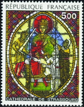 N°2363b Vitrail jaune au lieu de vert neuf ** TB