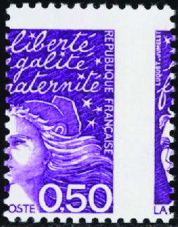 N°3088f Piquage à cheval neuf ** TB