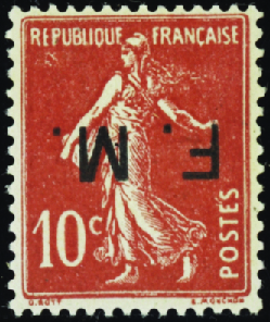 N°5a surcharge renversée neuf * TB