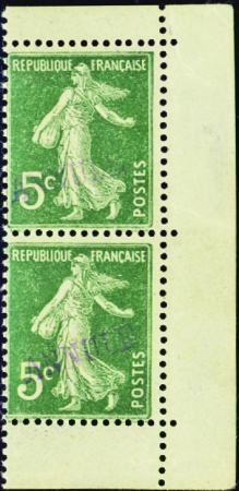 N°137-CI 2a paire de carnet surcharge Annulé en vi