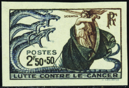 N°496a Lutte contre le cancer neuf ** TB