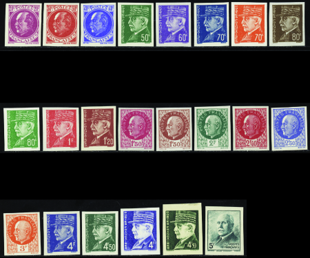 N°505/524 Pétain 22 valeurs neuf ** TB