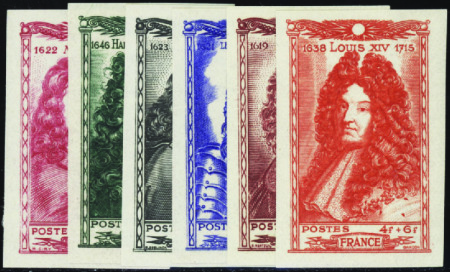 N°612/617 célébrités 6 valeurs neuf ** TB