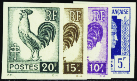 N°630/648 Coq et Marianne 19 valeurs neuf ** TB