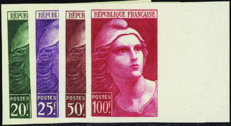 N°730/733 Marianne de Gandon 4 valeurs bdf neuf **