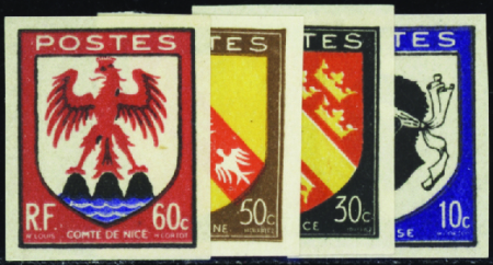 N°755/758 Armoiries 4 valeurs neuf ** TB