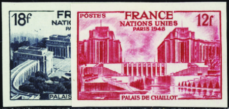 N°818/819 Palais de Chaillot 2 valeurs neuf ** TB