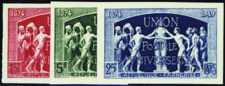 N°850/852 UPU 3 valeurs neuf ** TB