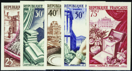 N°970/974 production de luxe 5 valeurs neuf ** TB