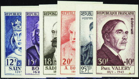 N°989/994 Célébrités 6 valeurs neuf ** TB