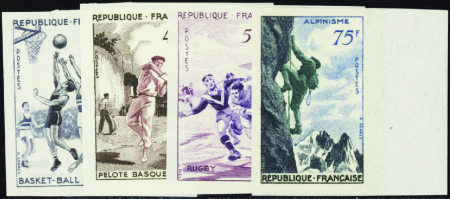 N°1072/1075 Série sportives 4 valeurs bdf neuf ** 