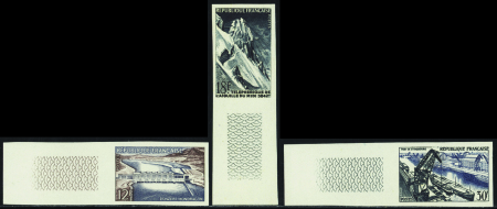 N°1078/1080 Réalisations techniques 3 valeurs bdf 