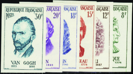 N°1082/1087 Personnages 6 valeurs neuf ** TB