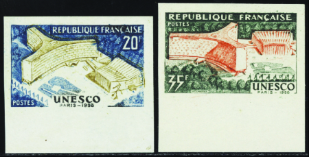 N°1177/1178 UNESCO  2 valeurs bdf neuf ** TB