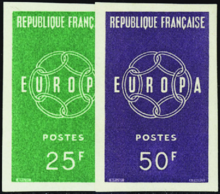 N°1218/1219 Europa 1959  2 valeurs neuf ** TB