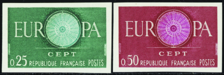 N°1266/1267 Europa 1960  2 valeurs neuf ** TB