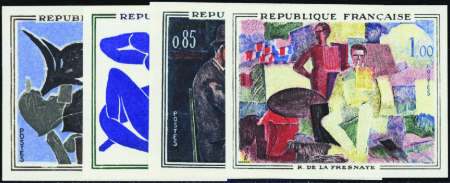 N°1319/1322 Tableaux 4 valeurs neuf ** TB