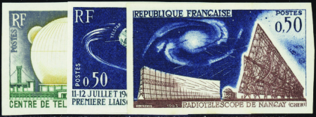 N°1360/1362 Télécommunications spaciales 3 valeurs