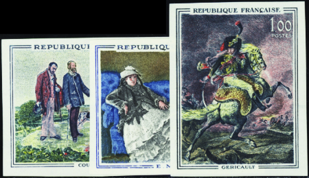 N°1363/1365 Tableaux 3 valeurs neuf ** TB