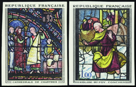 N°1376/1377 oeuvres d'art 2 valeurs neuf ** TB