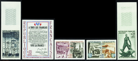 N°1407/1411 Libération 5 valeurs neuf ** TB