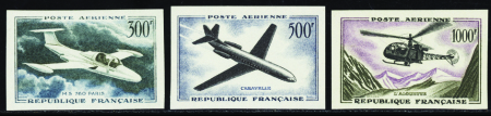 POSTE AERIENNE N°35/37 Prototypes 3 valeurs neuf *