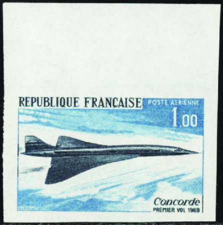 POSTE AERIENNE N°43 1,00 Concorde bdf neuf ** TB