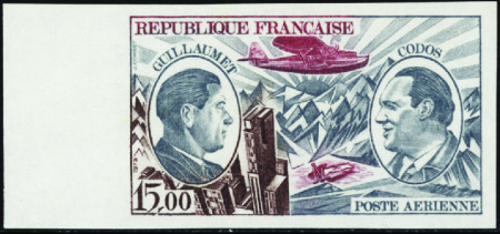POSTE AERIENNE N°48 15f Guillaumet et Codos bdf ne