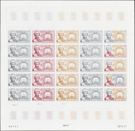 N°1699 Académie nationale de médecine feuille de 2