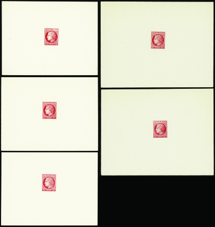 N°674 et suivants 60c-70c-80c-1f-1f20  5 épreuves 