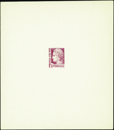 N°679 1f50 non émis épreuve en brun